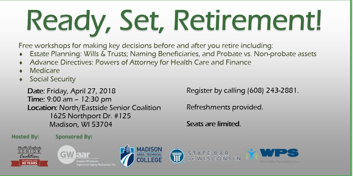 GWAAR Retirement Clinic Apr. 2018 - website